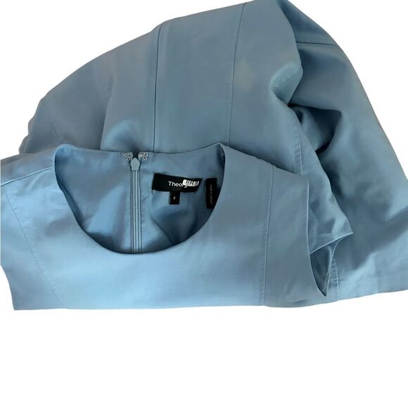Theory Blue Stream Helaina Dress Size 8 - Picture 9 of 9
